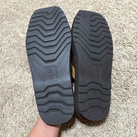 Ariat Brown Suede Men's Loafers - Picture 4 of 5